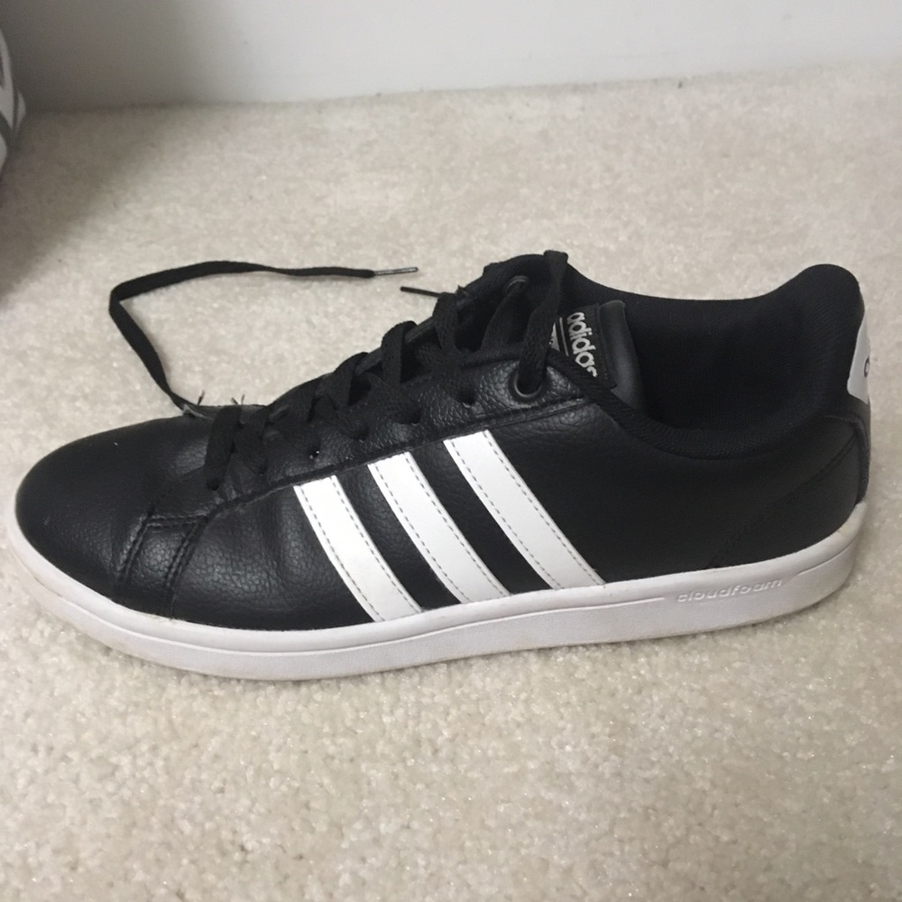Black adidas sneakers